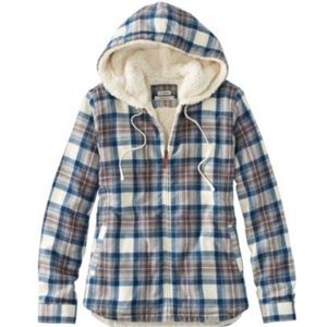 Scotch Plaid Sherpa Lined Zip Hoodie